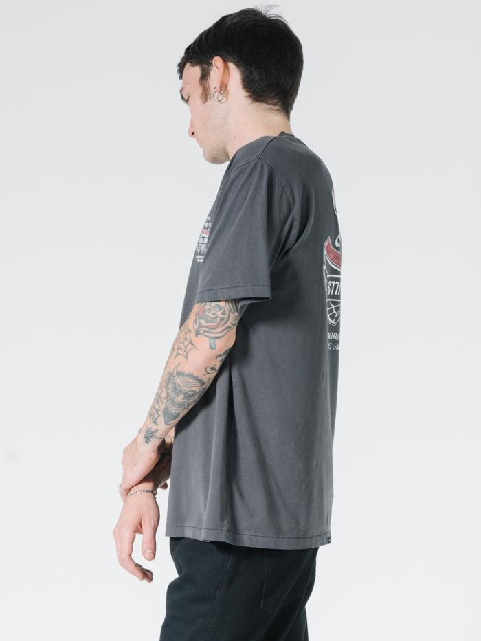 C&C Wings Merch Fit Tee - Vintage Black