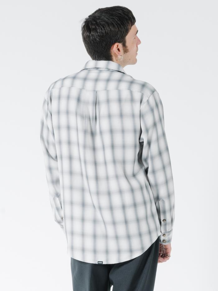 Shadows Oversize Long Sleeve Shirt - Faded Grey