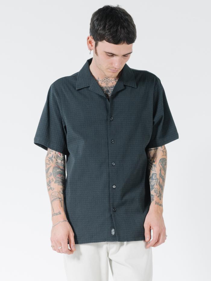 Tranquil Bowling Shirt - Black