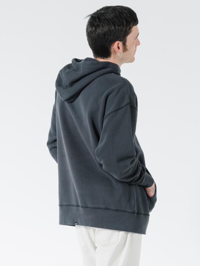 Minimal Thrills Slouch Pull On Hood - Heritage Black