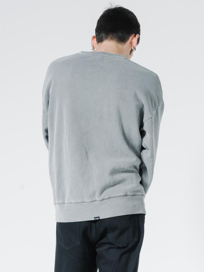 Storm The Castle Slouch Fit Crew - Washed Grey