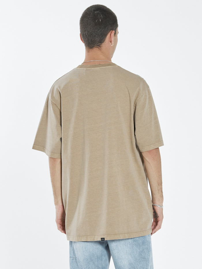 Thrills Union Oversize Fit Pocket Tee - Sand