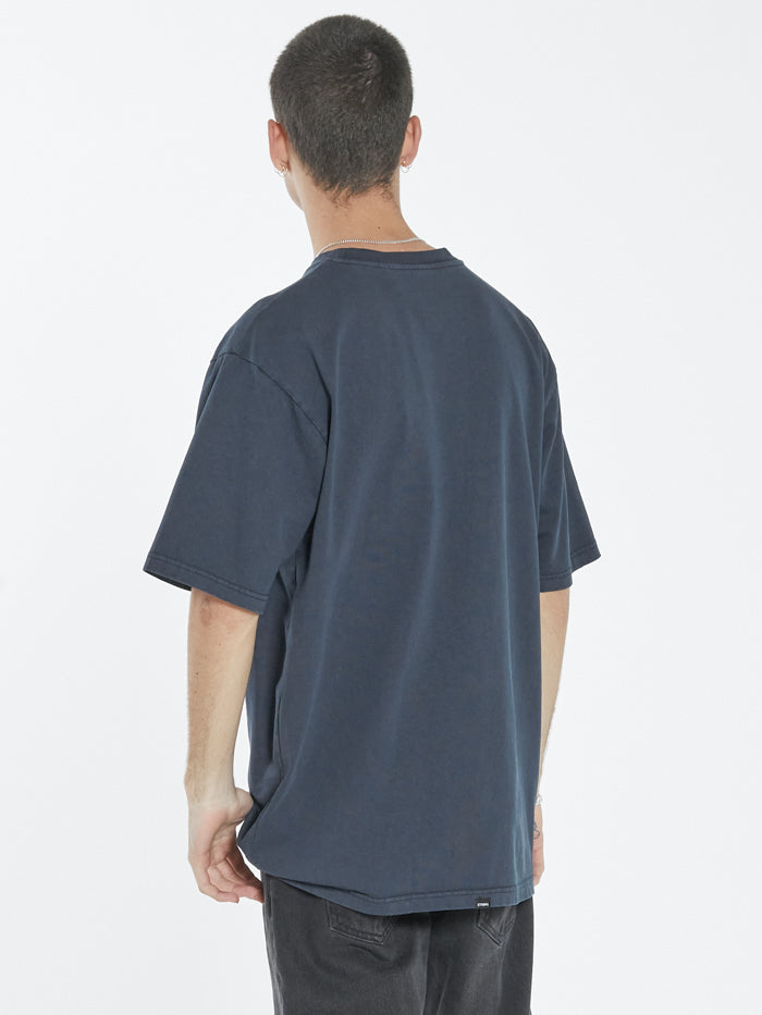 Thrills Union Oversize Fit Pocket Tee - True Navy