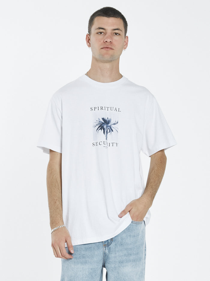 Spiritual Security Merch Fit Tee - White