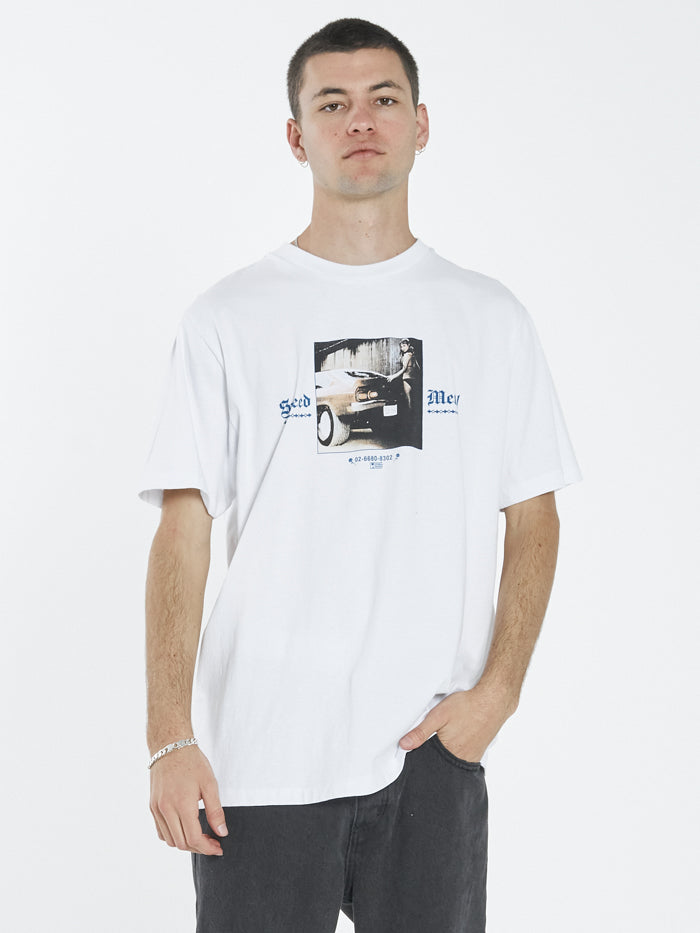 Speed Metal Merch Fit Tee - White