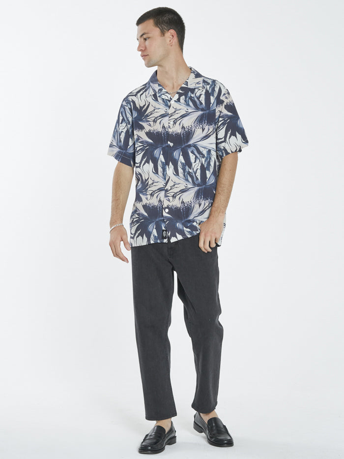 Spiritual Security Bowling Shirt - Deep Purple