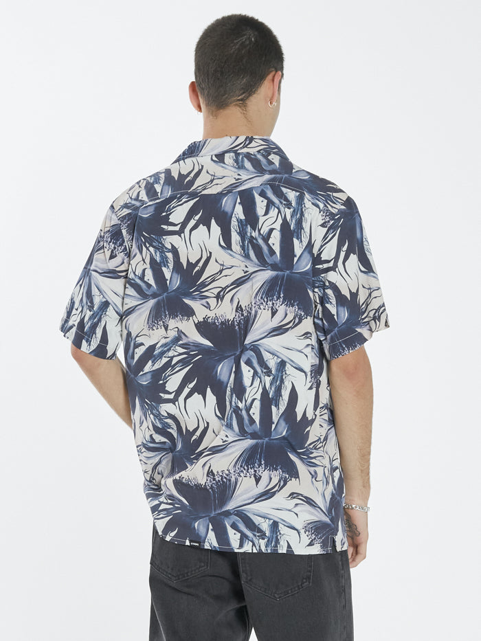 Spiritual Security Bowling Shirt - Deep Purple