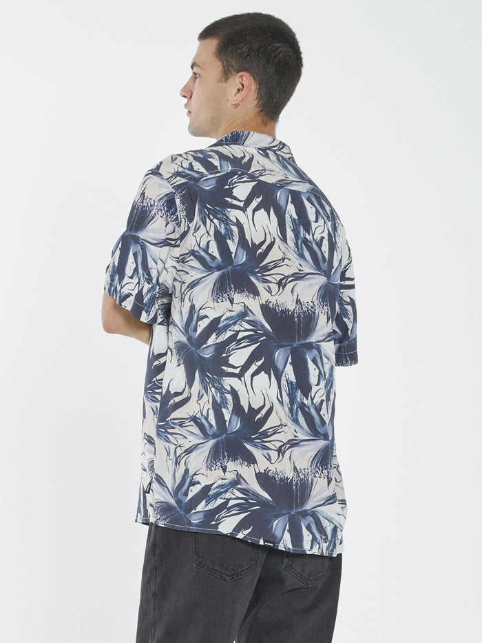 Spiritual Security Bowling Shirt - Deep Purple