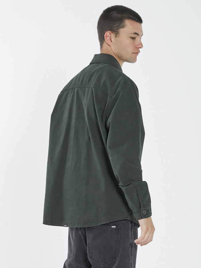 Century Overshirt - Oil Green