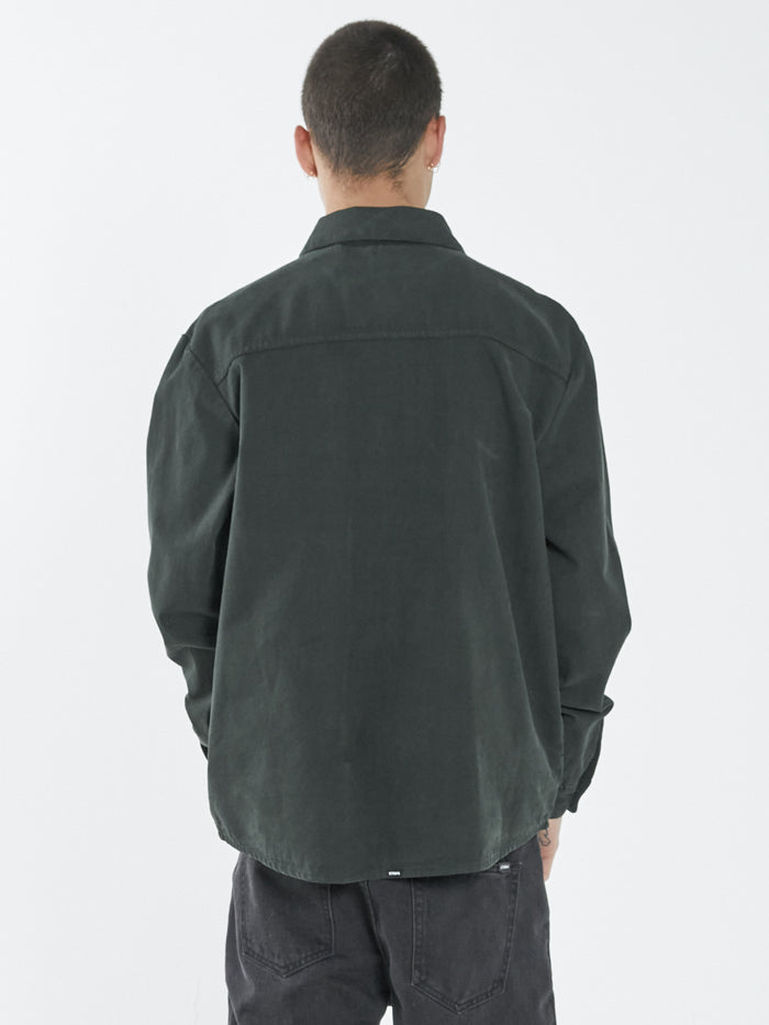 Century Overshirt - Oil Green