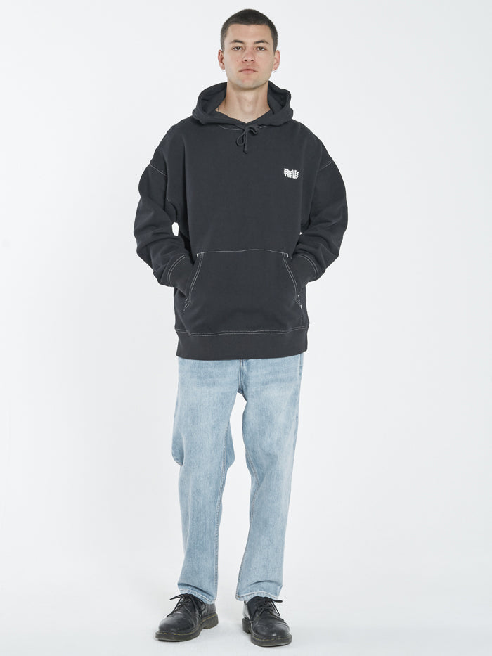 Infinite Thrills Slouch Pull On Hood - Washed Black