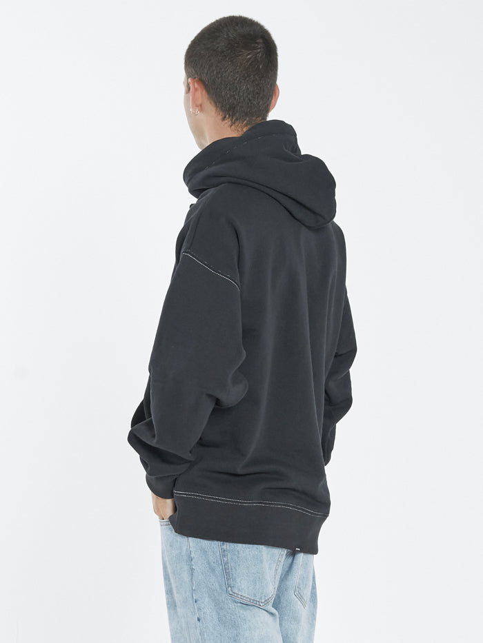 Infinite Thrills Slouch Pull On Hood - Washed Black