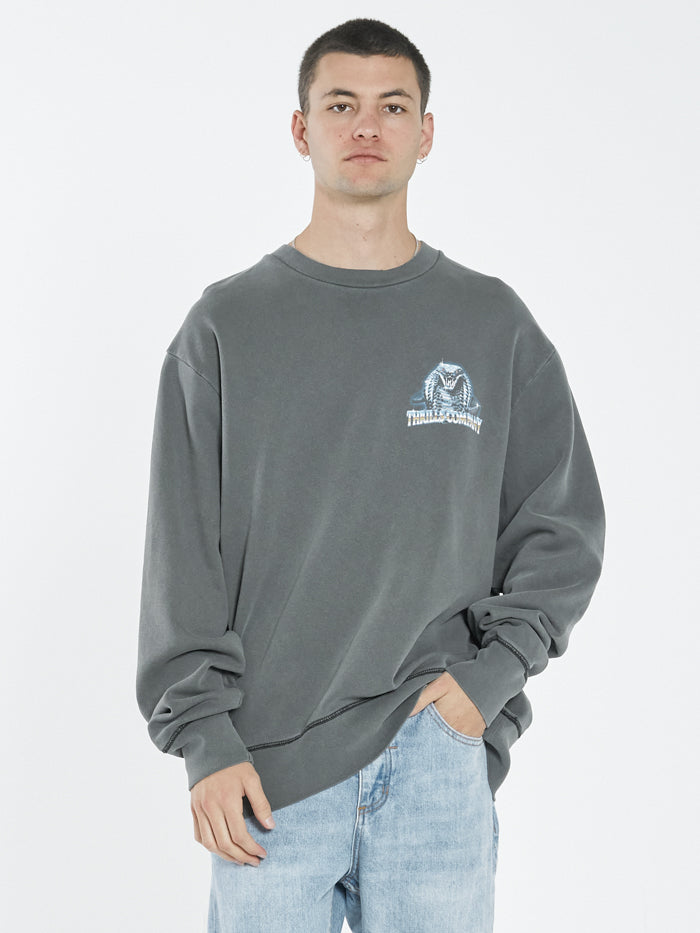Chrome Cobra Oversize Crew - Merch Black