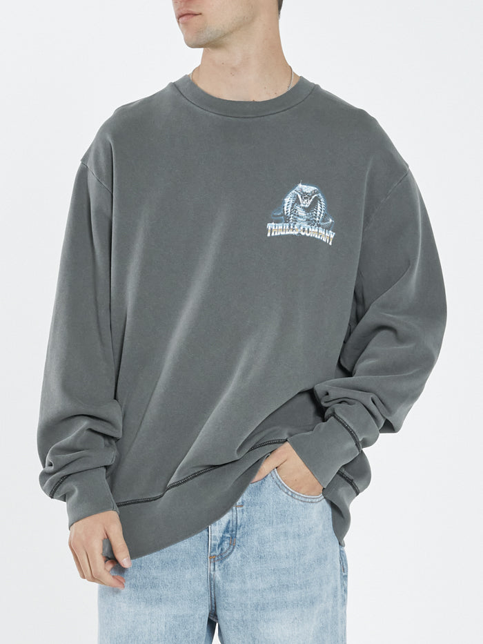 Chrome Cobra Oversize Crew - Merch Black