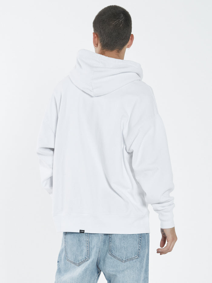 Spiritual Security Slouch Pull On Hood - White