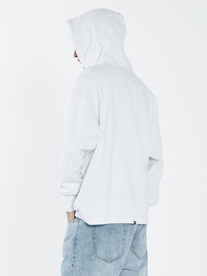 Spiritual Security Slouch Pull On Hood - White