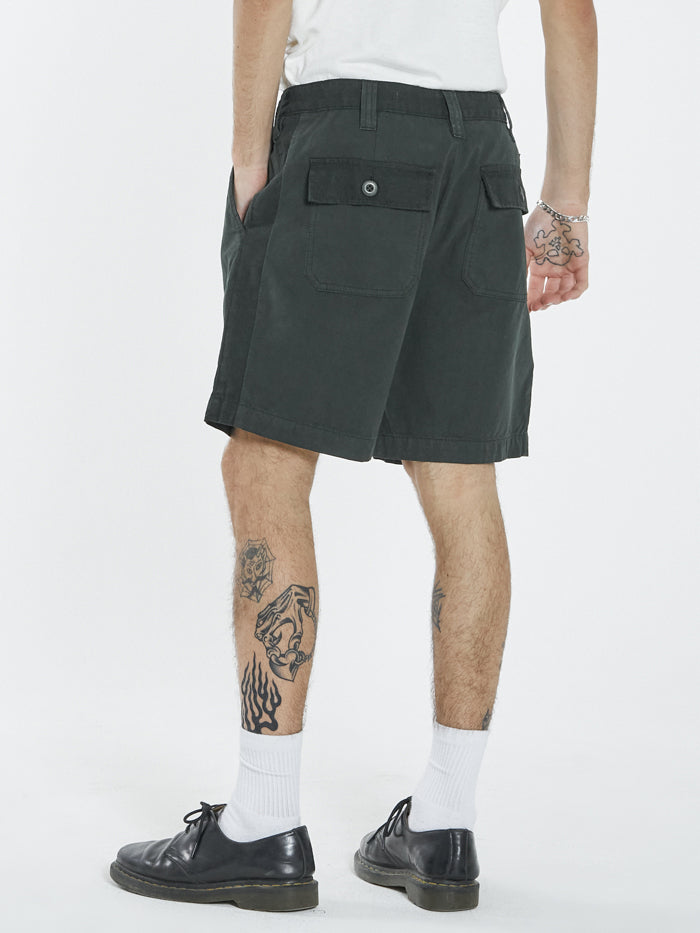 Century Military Short - Oil Green