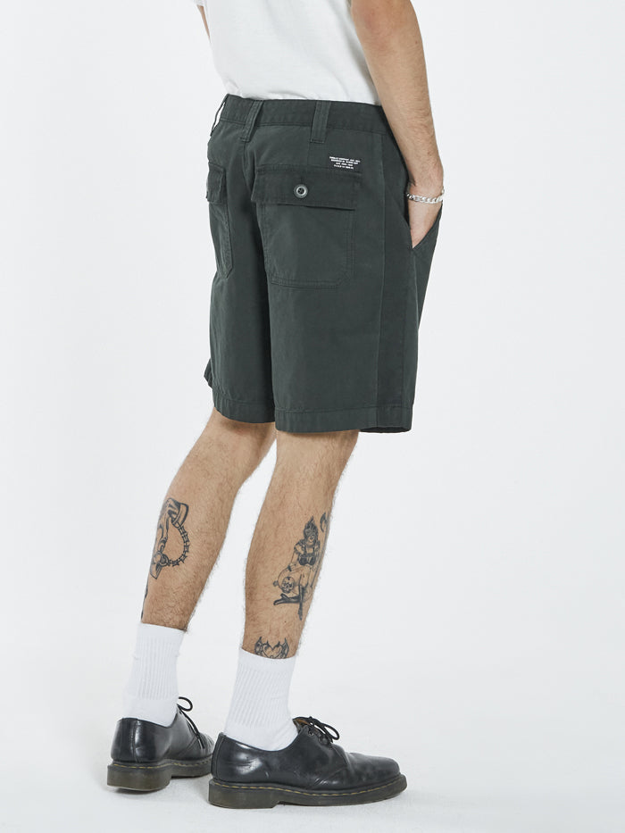 Century Military Short - Oil Green