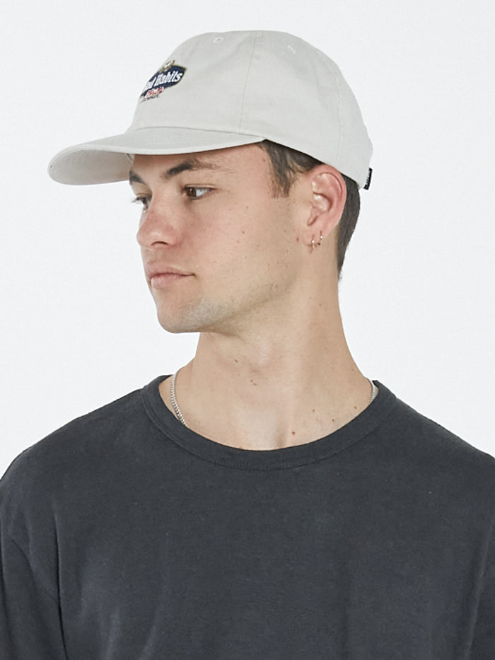 Bad Habits 6 Panel Cap - Dirty White
