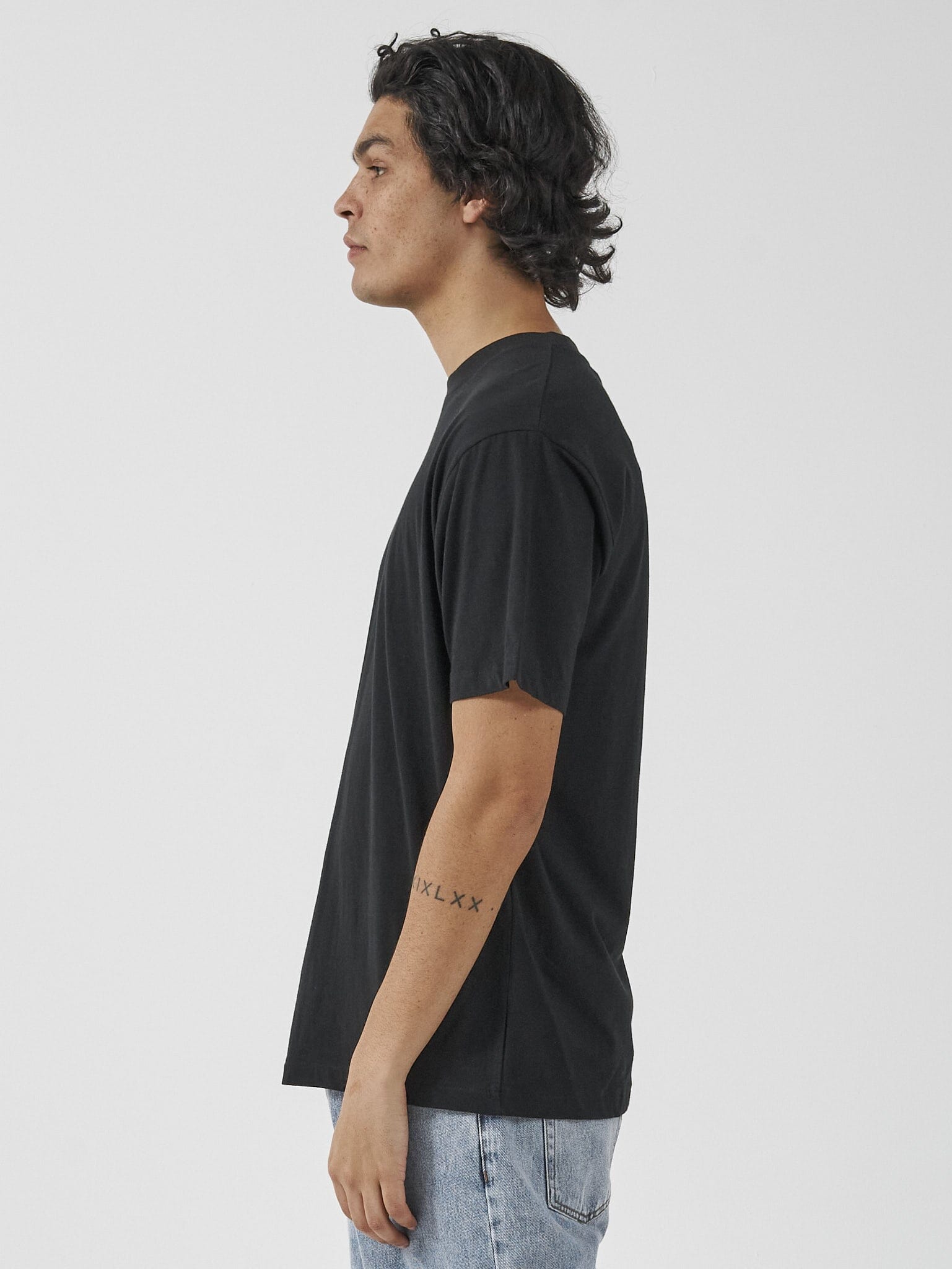 Minimal Thrills Merch Fit Tee - Washed Black