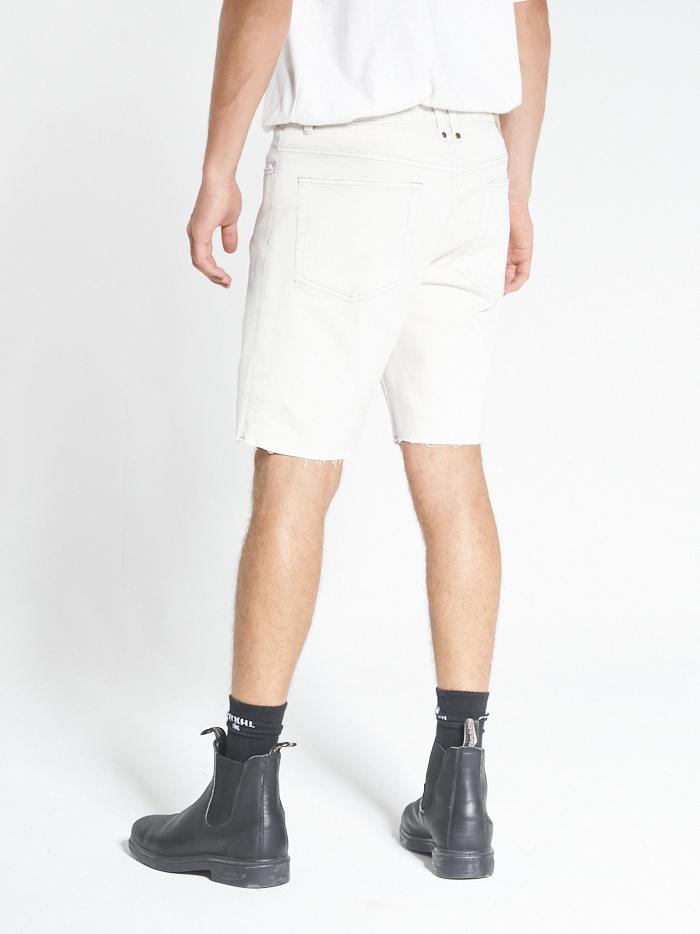 Destroyed Bones Denim Short - Vintage Bone