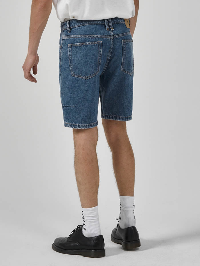 Chopped Hem Denim Short - Highway Blue