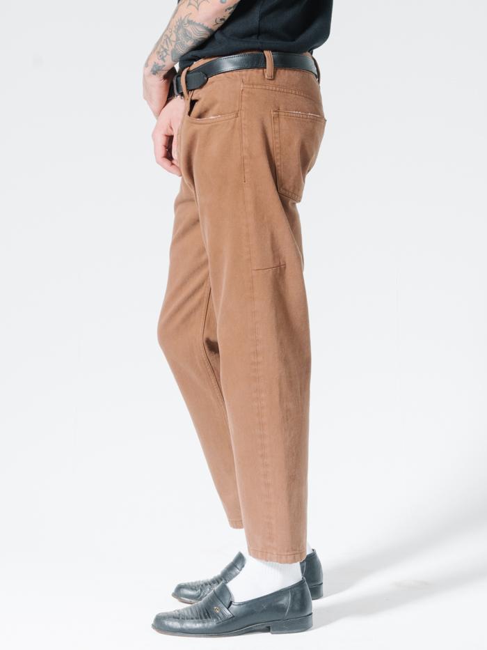 Chopped Denim Jean - Bison