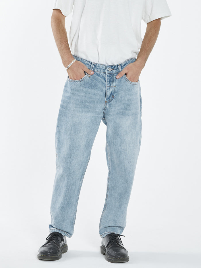 Chopped Denim Jean - Dust Blue