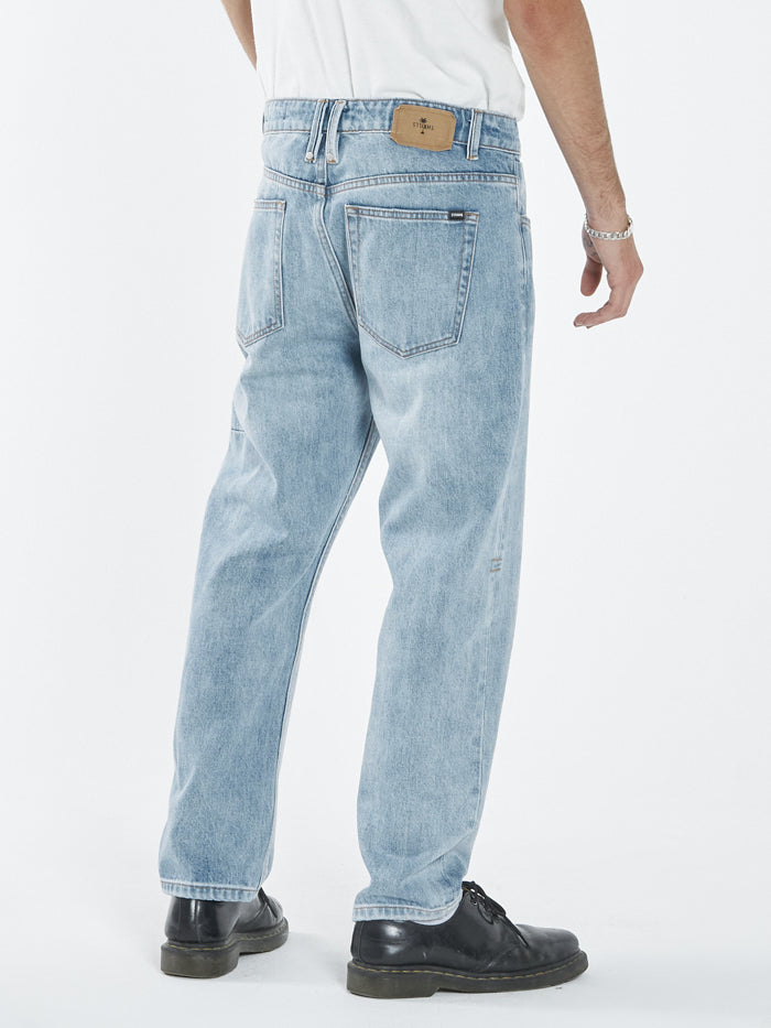 Chopped Denim Jean - Dust Blue