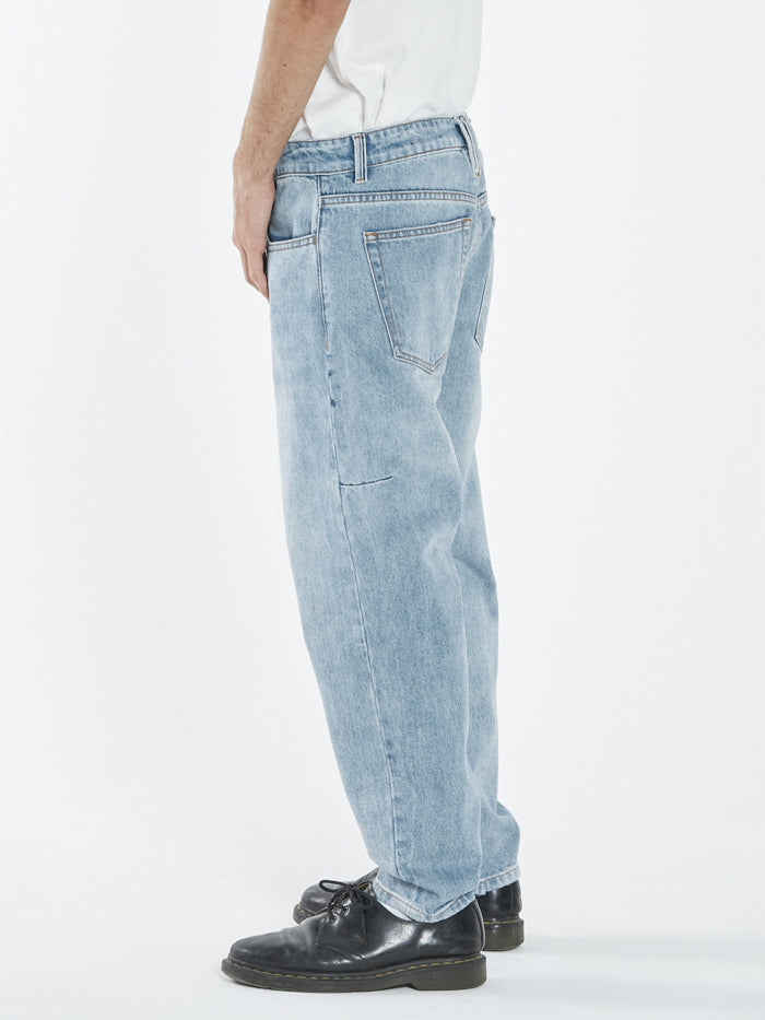 Chopped Denim Jean - Dust Blue