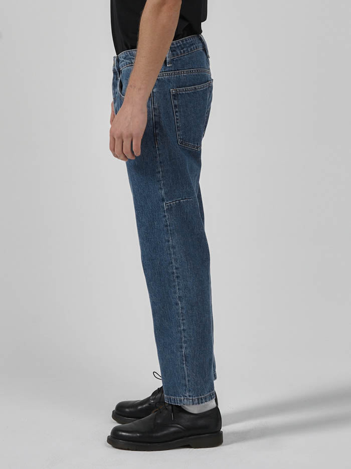 Chopped Denim Jean - Highway Blue