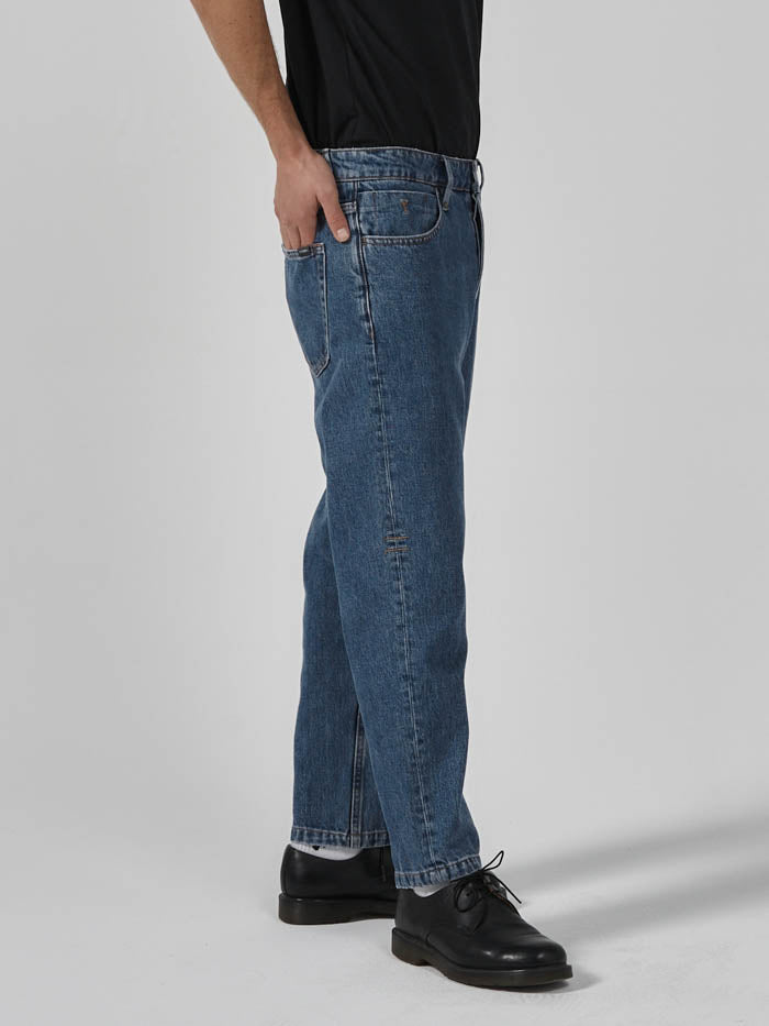 Chopped Denim Jean - Highway Blue