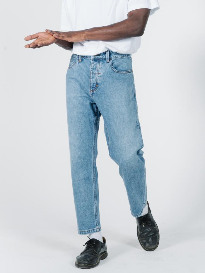 Chopped Denim Jean - Trucker Blue