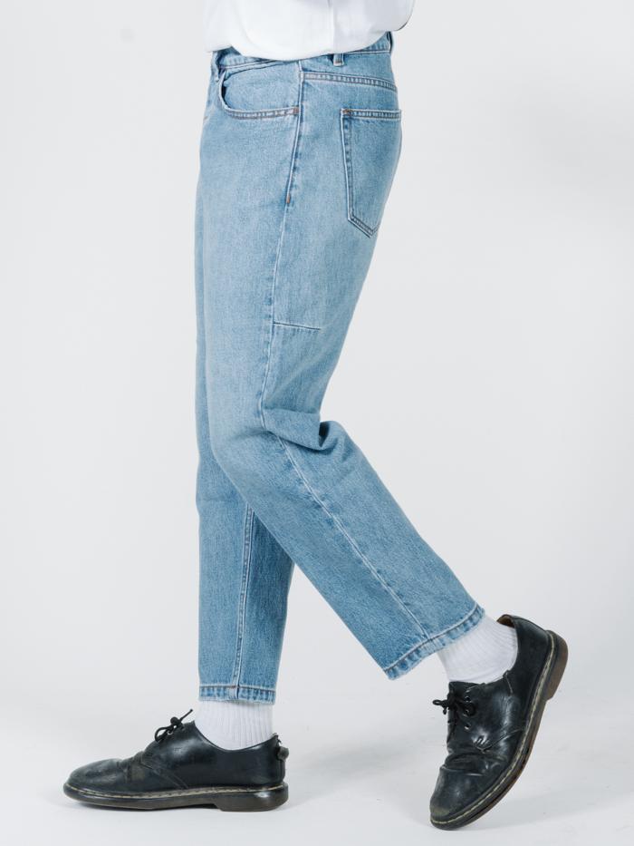 Chopped Denim Jean - Trucker Blue