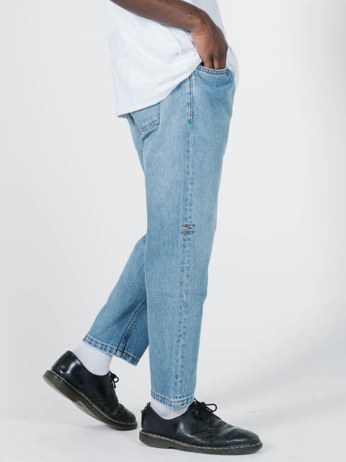 Chopped Denim Jean - Trucker Blue