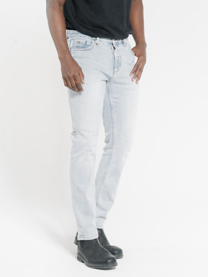 Chopped Denim Jean - Time Worn Blue