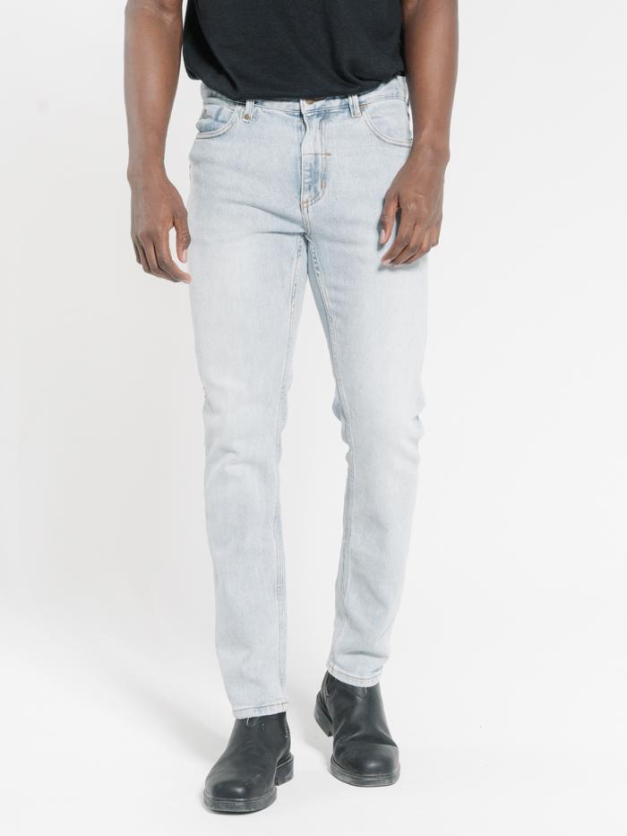 Chopped Denim Jean - Time Worn Blue