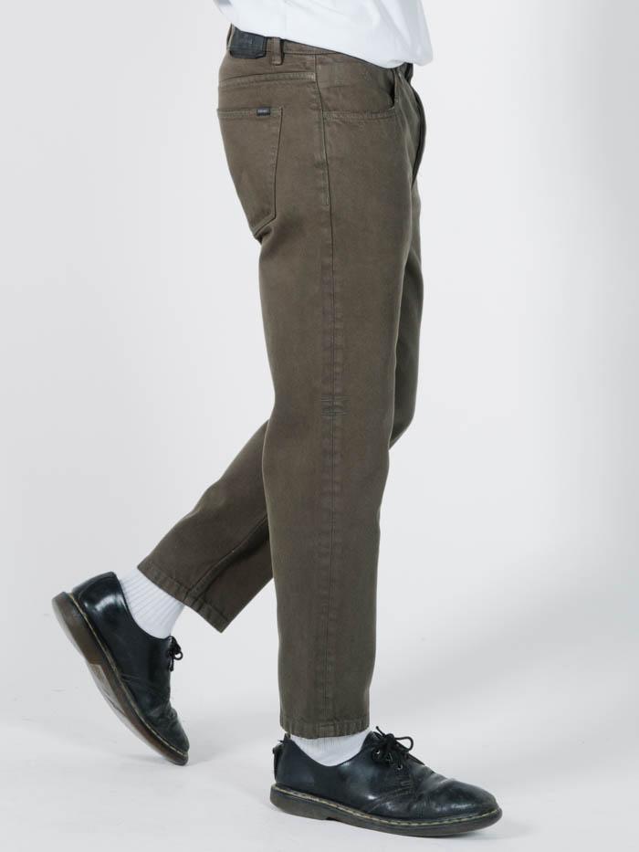 Chopped Denim Jean - Ivy Green