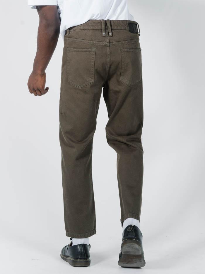 Chopped Denim Jean - Ivy Green