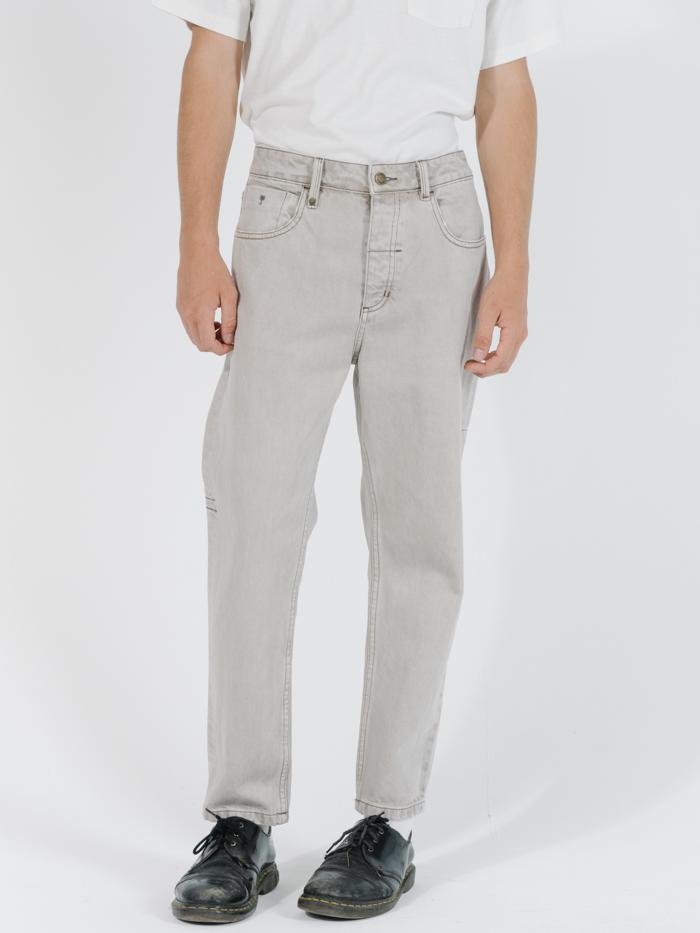 Chopped Denim Jean - Oat