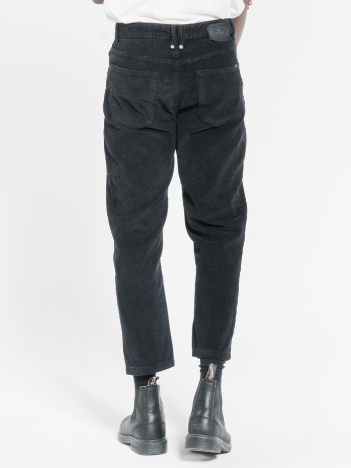 Chopped Corduroy Jean - Black
