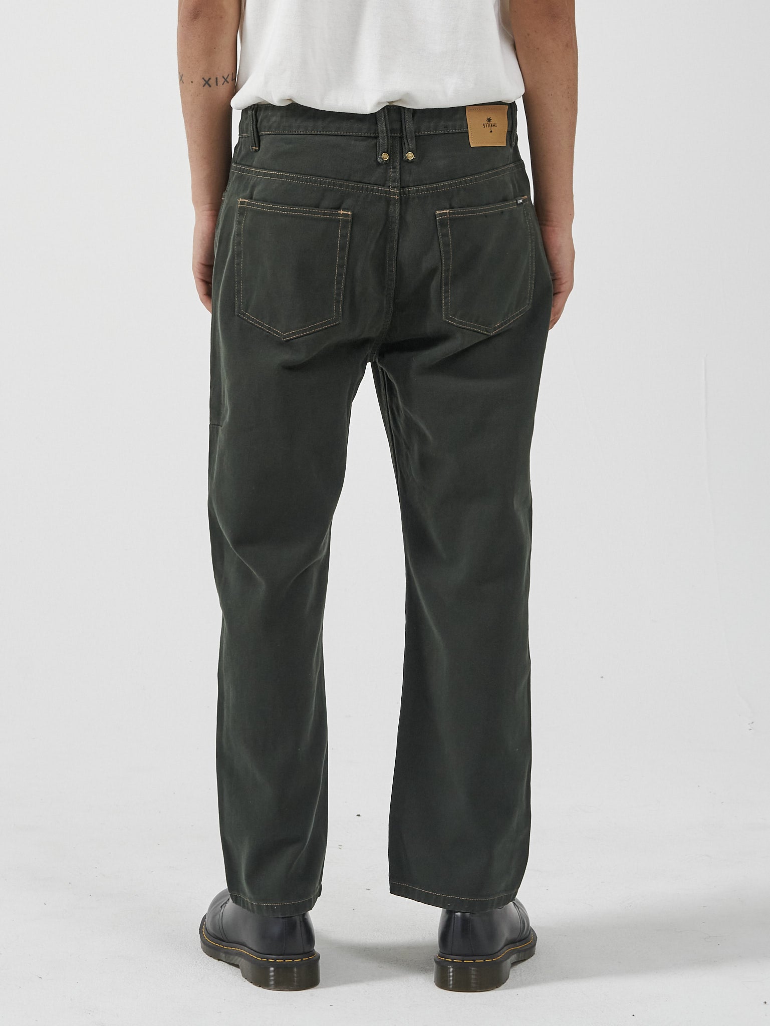 Slacker Denim Jean - Oil Green