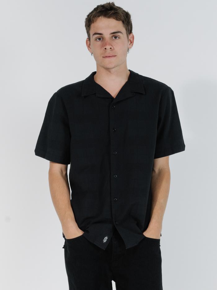 Republic Bowling Shirt - Black