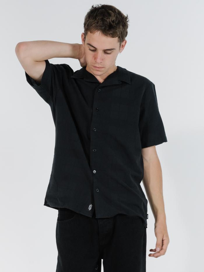 Republic Bowling Shirt - Black