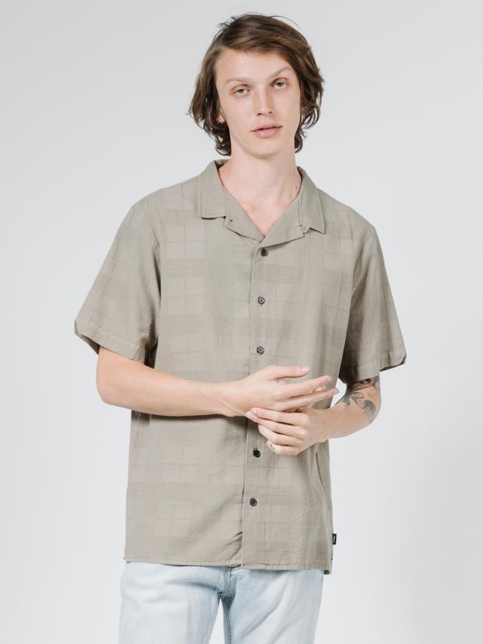Republic Bowling Shirt - Army Fade