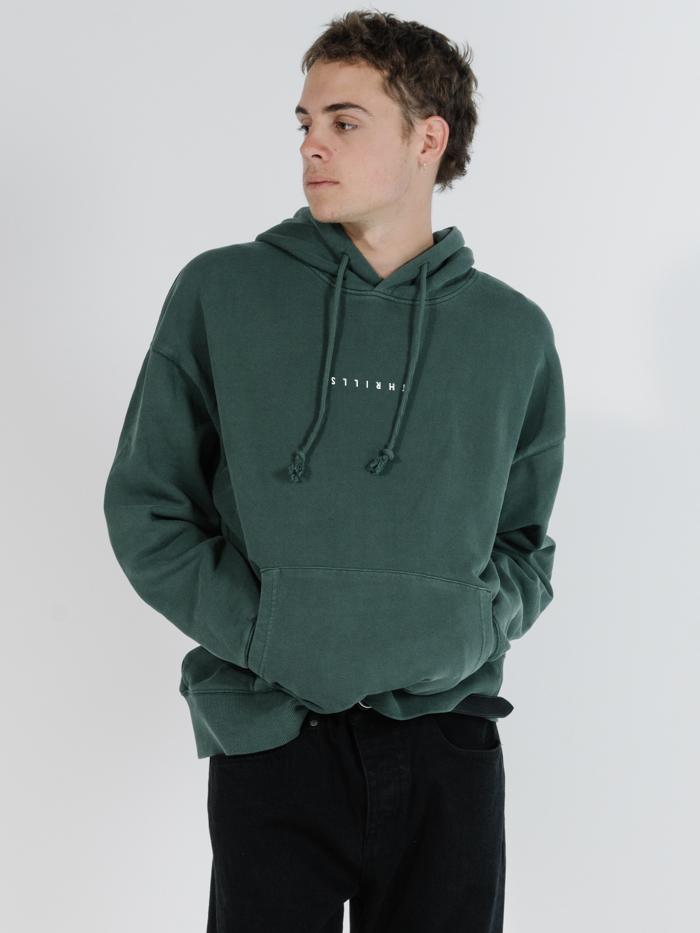 Minimal Thrills Slouch Pull On Hood - Lume Green