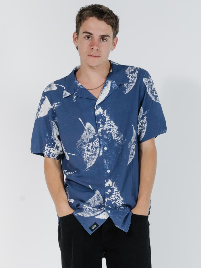 Impression Bowling Shirt - Royal