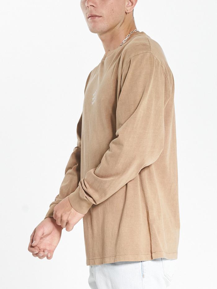 Thrills Unlimited Merch Fit Long Sleeve Tee - Tobacco