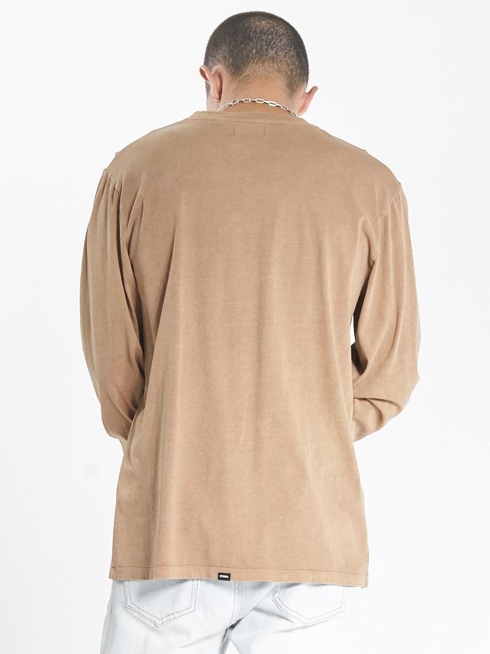 Thrills Unlimited Merch Fit Long Sleeve Tee - Tobacco