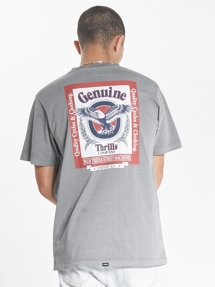 Genuine Merch Fit Tee - Washed Grey